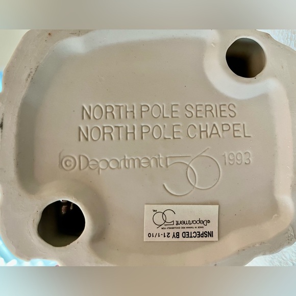 Department 56 North Pole Chapel - North Pole Series - Picture 5 of 6